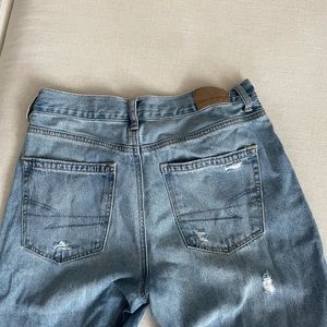 American eagle ripped straight leg jeans